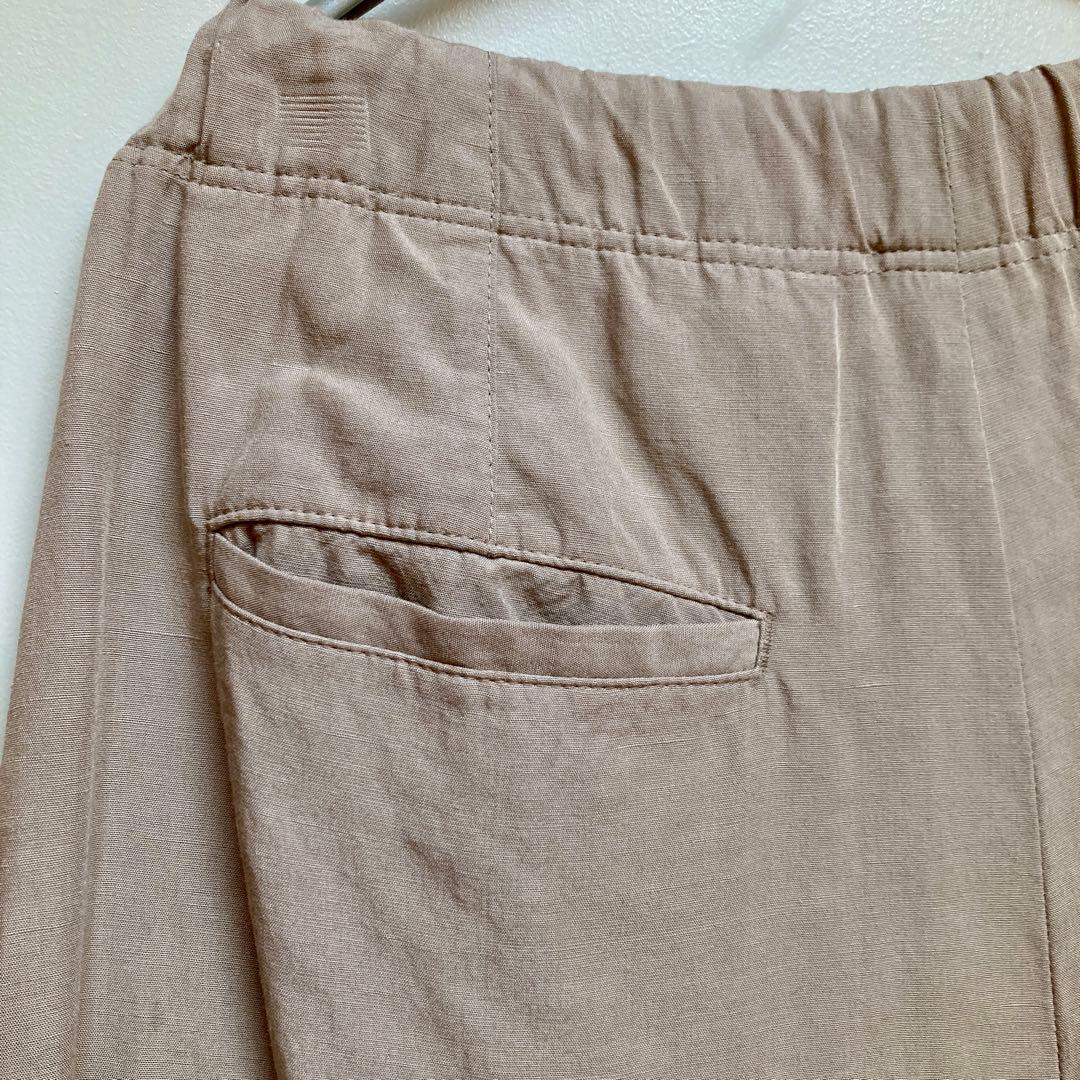 OTOAAオトアー レーヨンリネンバルーンパンツ