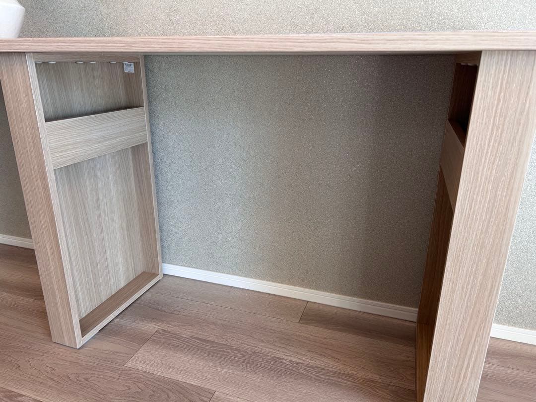 【送料込】モデルルーム展示品 カウンターテーブル デスク 棚