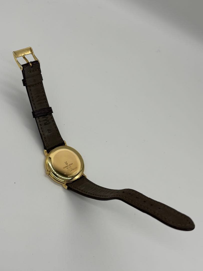 【美品】ユニバーサルジュネーブ クォーツ【555.20】18KGEP【稼働品】