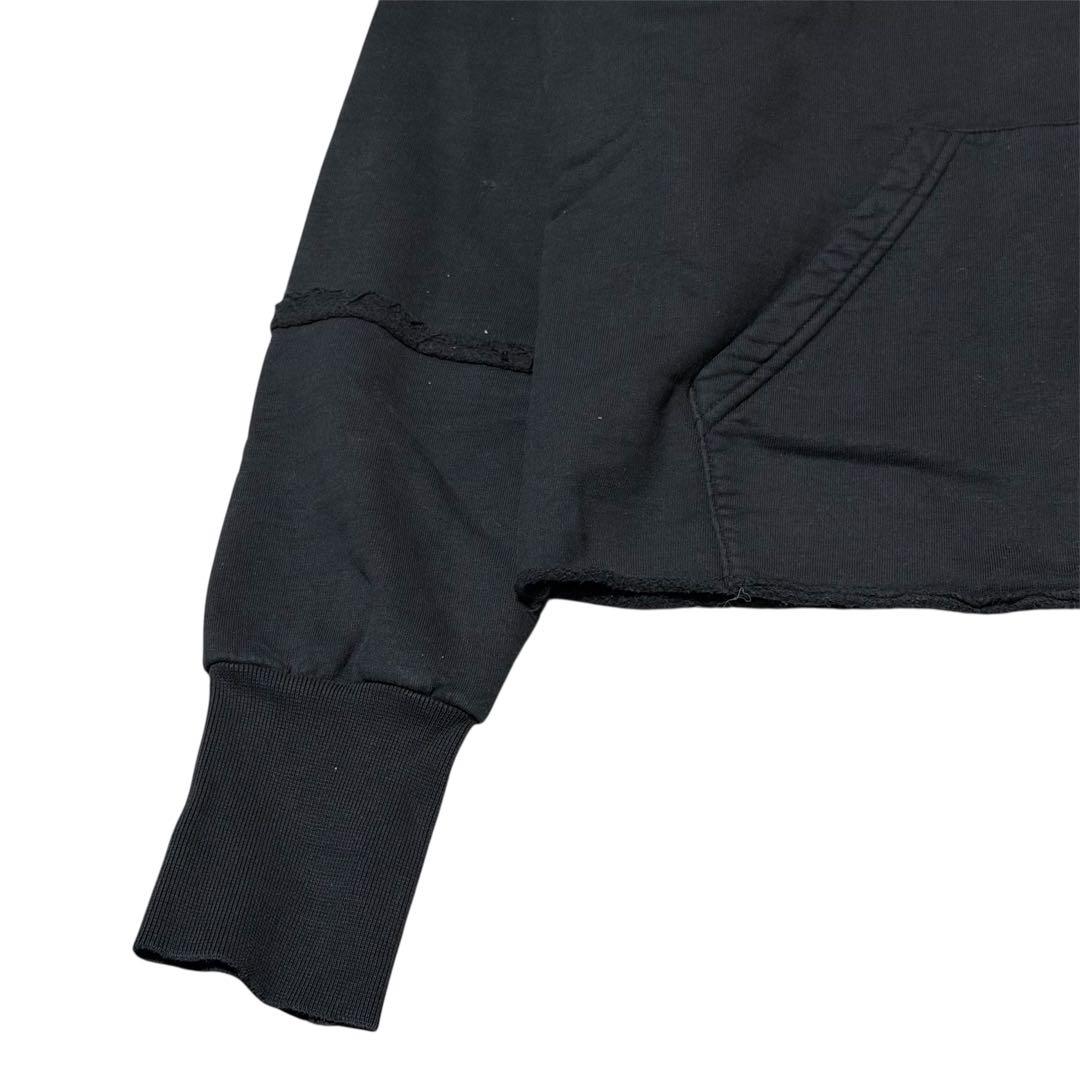 drew house スマイルロゴ パーカー S ブラック