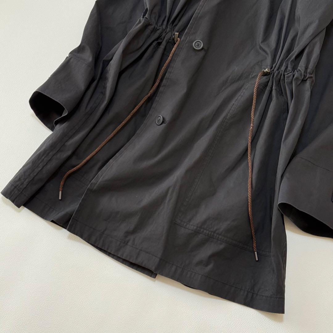 プランテーション コート 取り外し可チェック起毛ライナー ドローコード 日本製