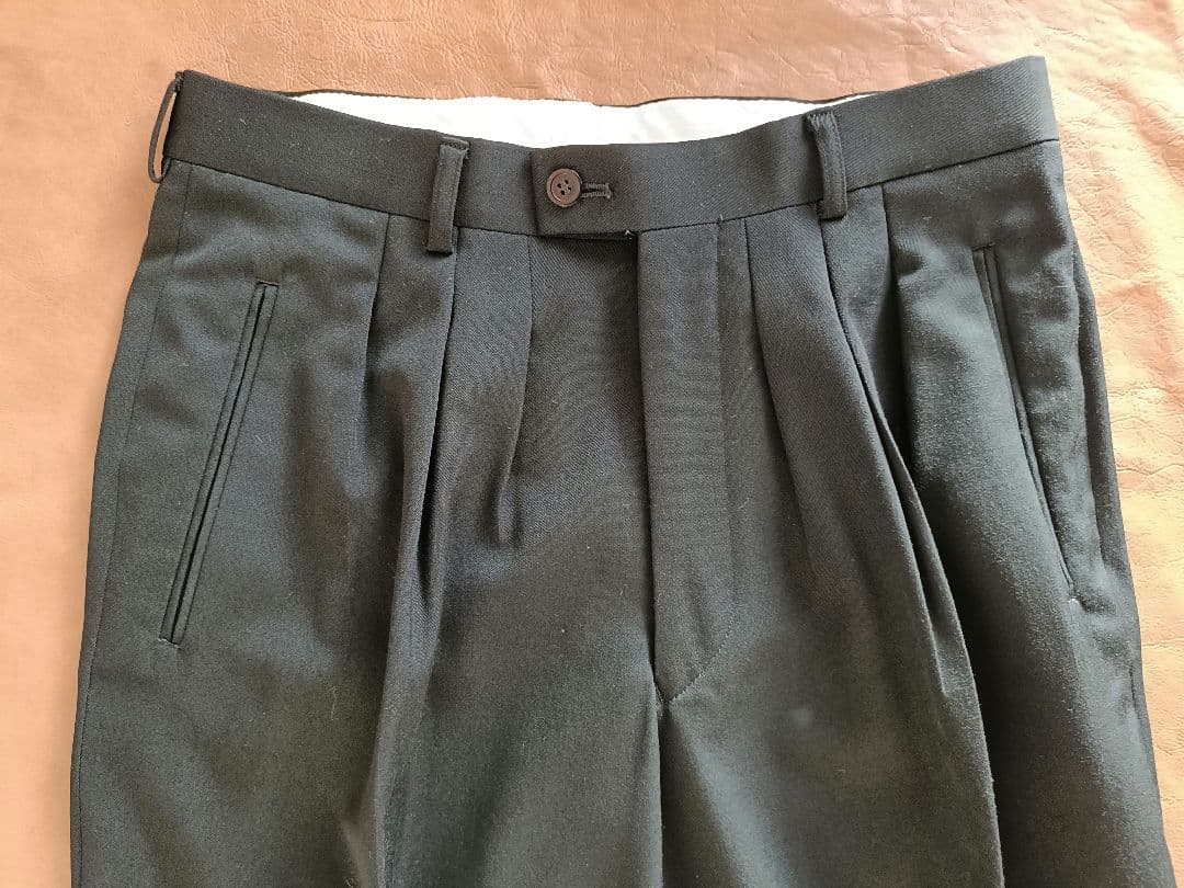 KENZO　ブラック ダブルブレストセットアップ　サイズ1　ウール素材