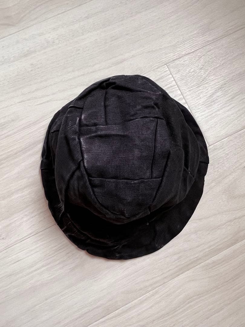 週末限定お値下げCASEY VIDALENC / ブラックリネン　バケットハット