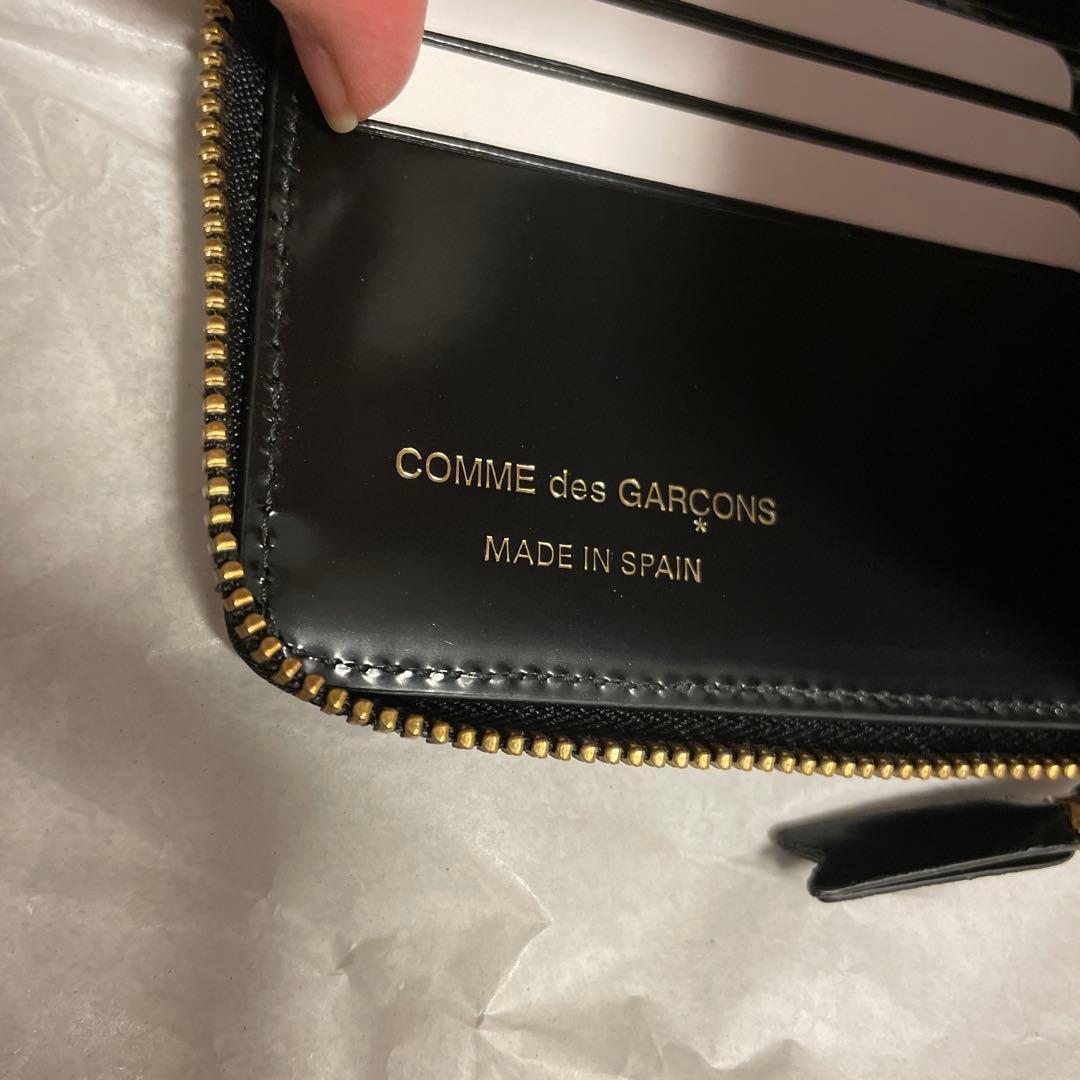 新品　コムデギャルソン　ユニセックス　二つ折り　ポルカ　ドット　SA7100NE