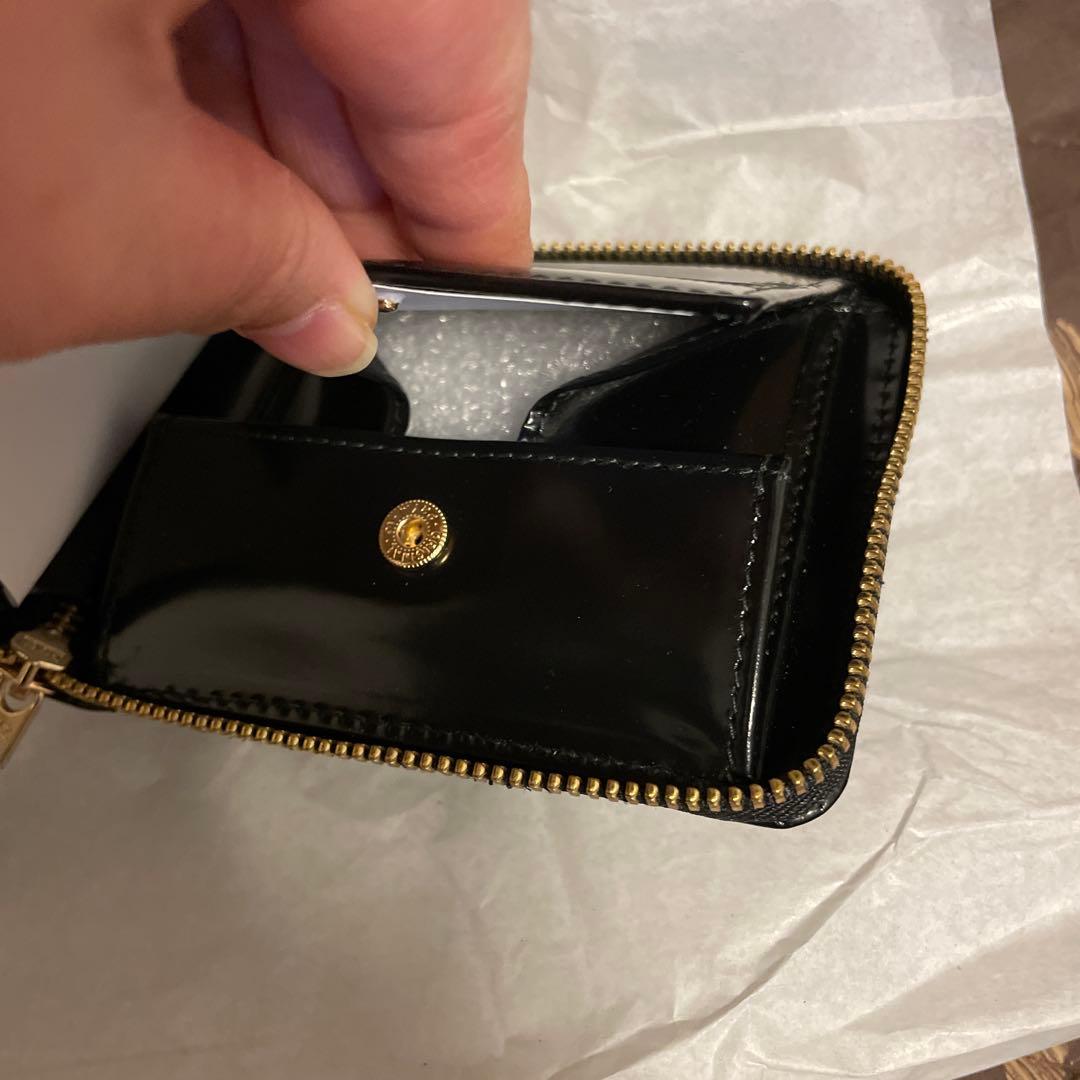 新品　コムデギャルソン　ユニセックス　二つ折り　ポルカ　ドット　SA7100NE