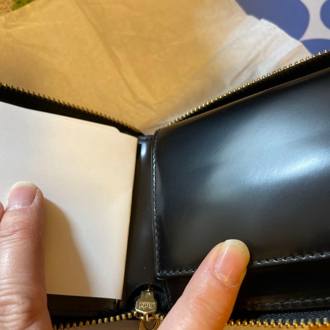 新品　コムデギャルソン　ユニセックス　二つ折り　ポルカ　ドット　SA7100NE