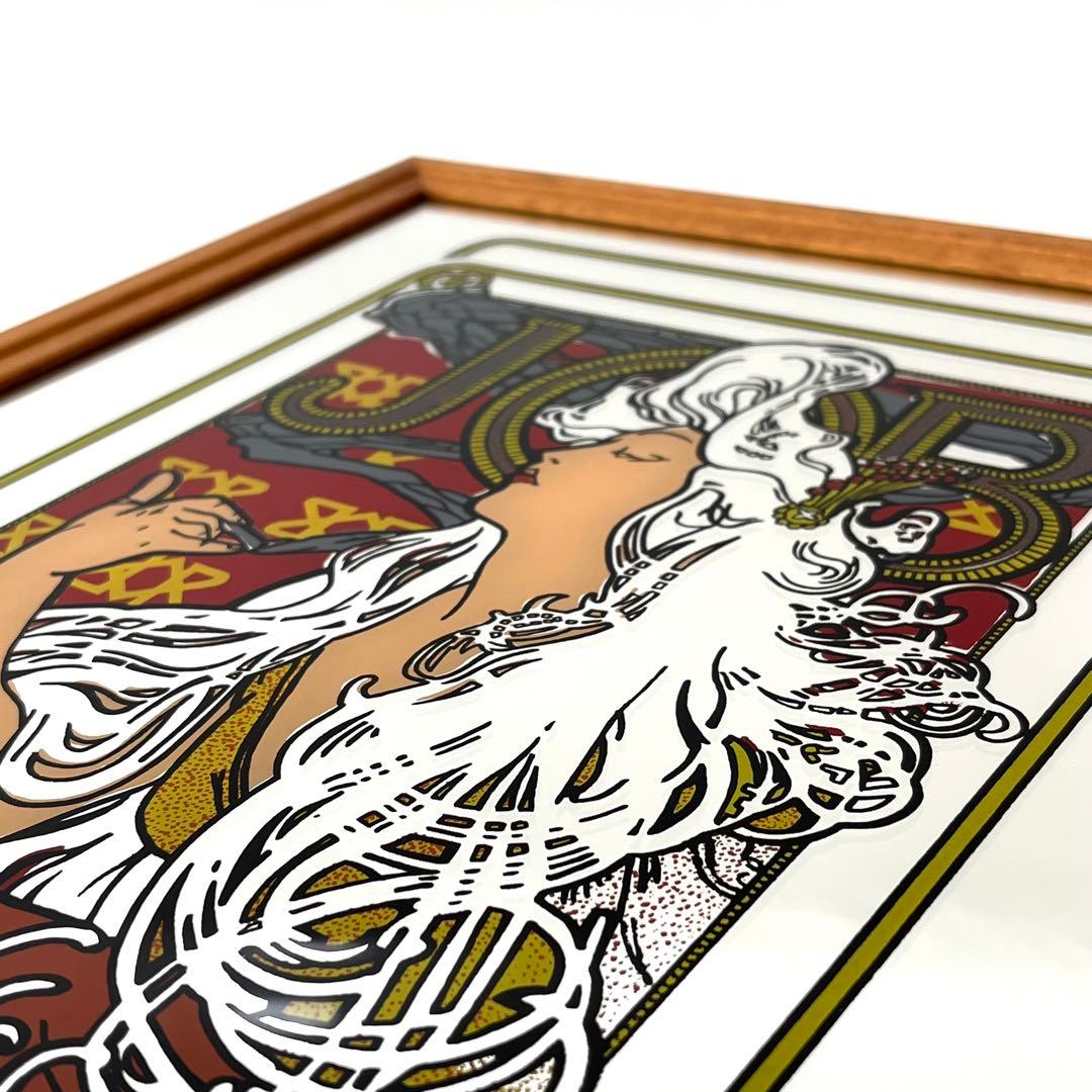 せ15【希少美品】ミュシャ パブミラー アルフォンス・ミュシャ 1896年