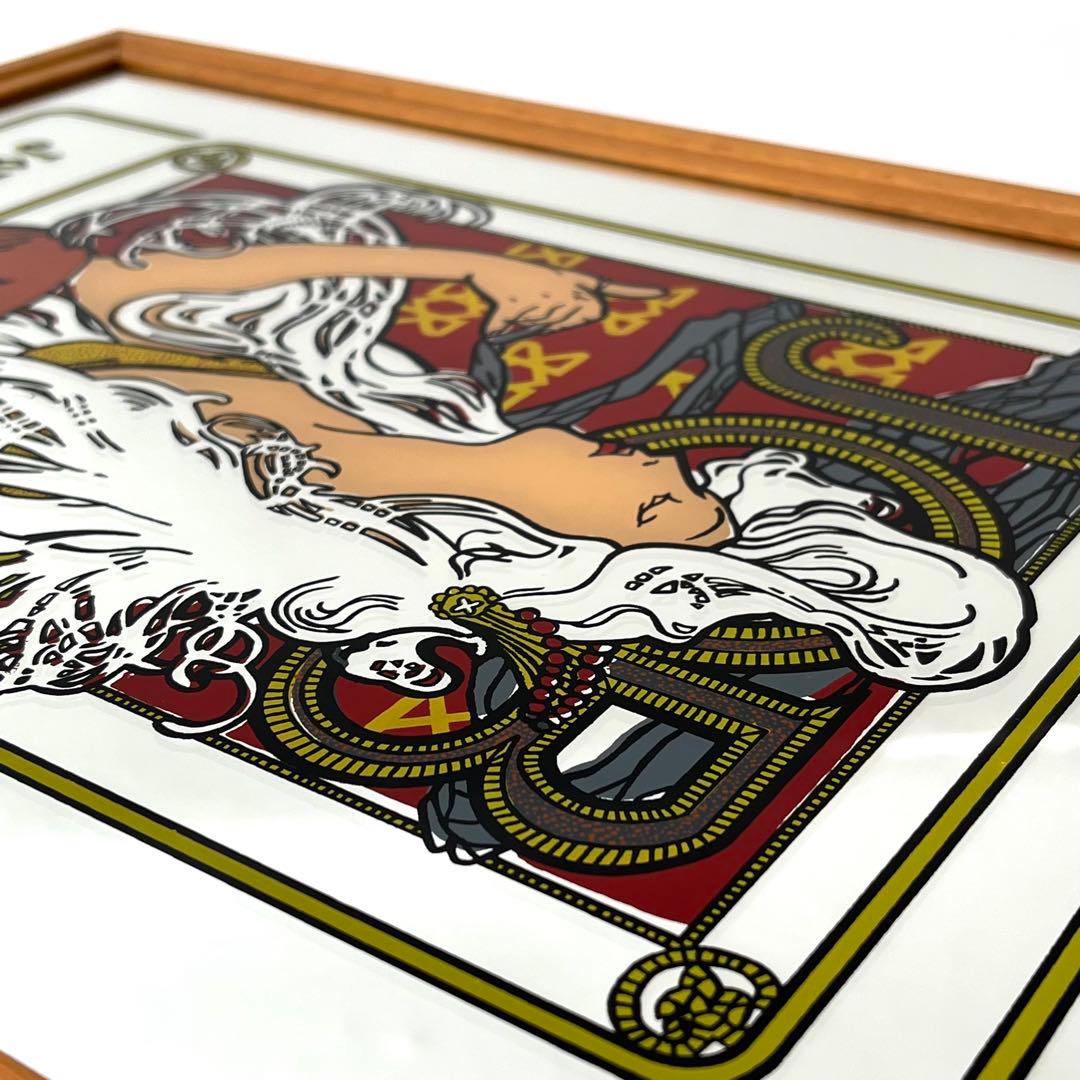 せ15【希少美品】ミュシャ パブミラー アルフォンス・ミュシャ 1896年