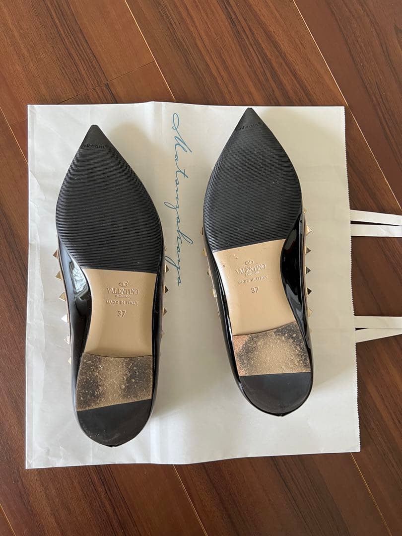 【極美品】Valentino Garavaniロックスタッズフラット37