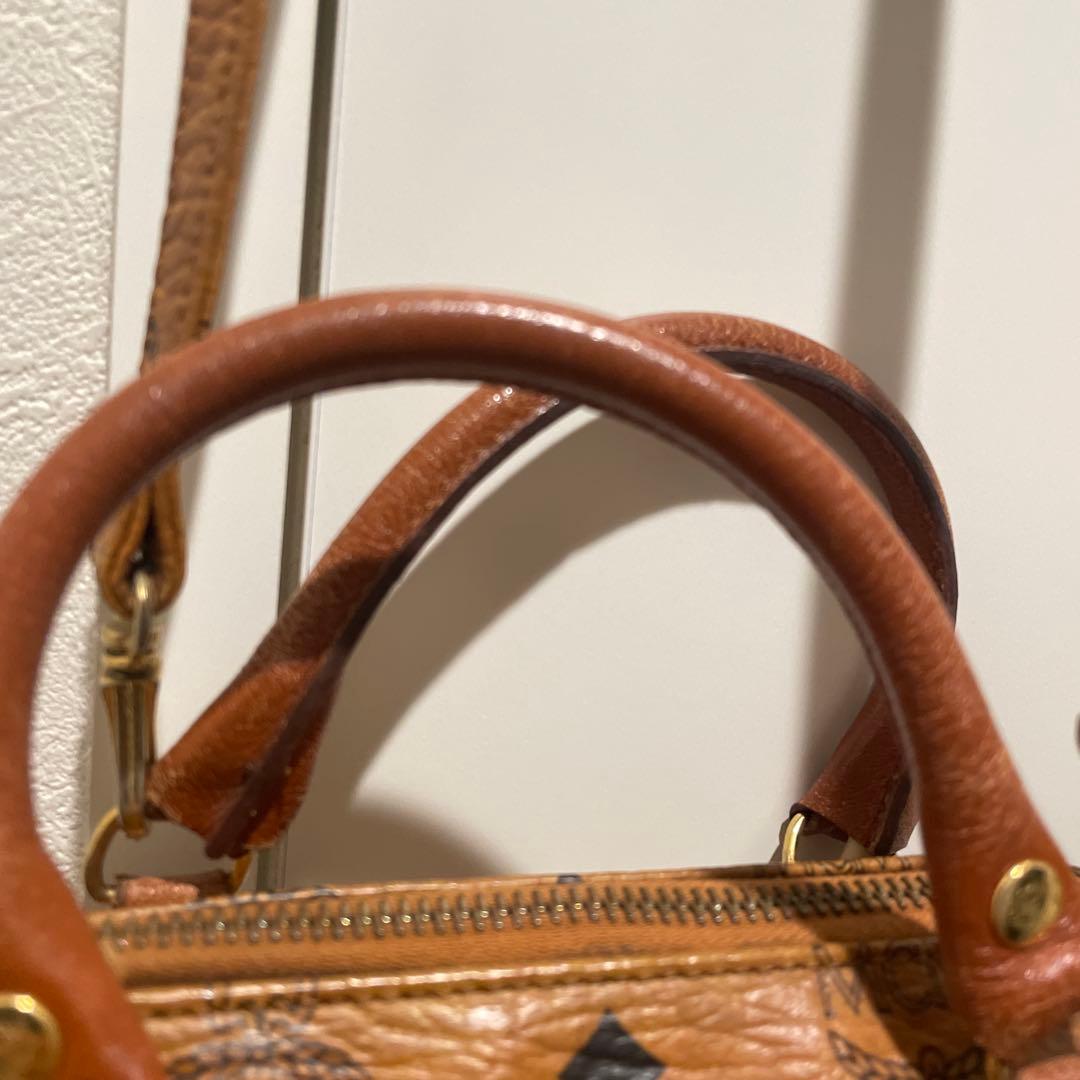 希少MCM マイクロミニ　ポシェット　ミニボストン　アナグラム　ショルダーバッグ