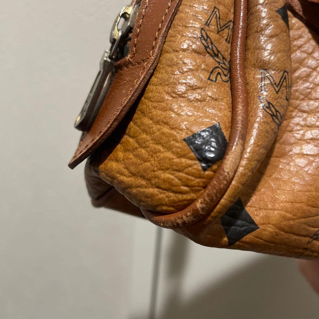 希少MCM マイクロミニ　ポシェット　ミニボストン　アナグラム　ショルダーバッグ