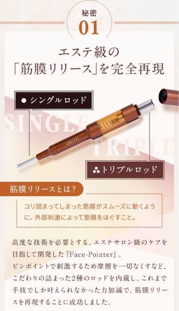 新品　未使用　フェイスポインター　コアフィット