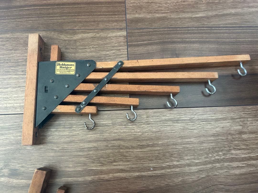 アンティーク1920-30's Folding Hanger2個セット