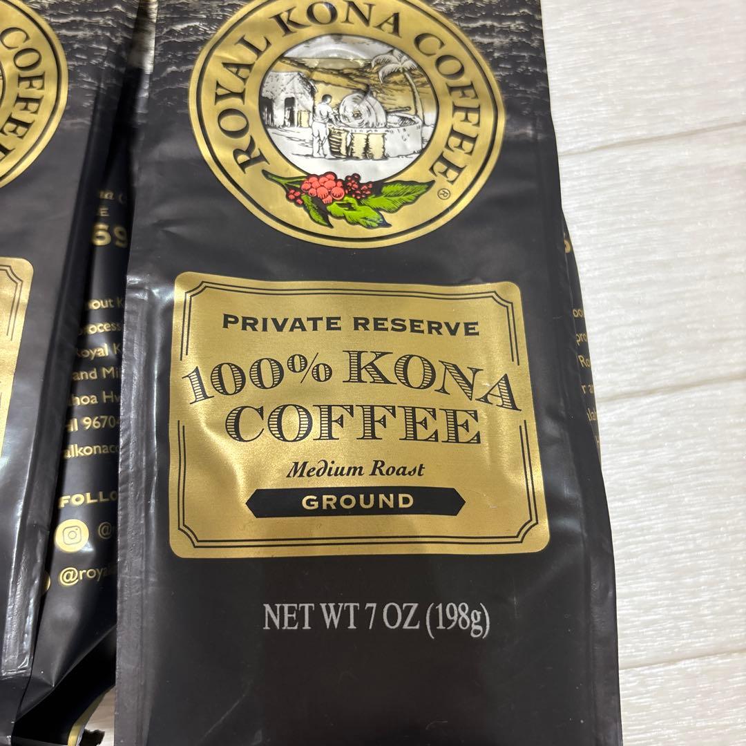 KONA100% ロイヤルコナコーヒー（粉）2袋
