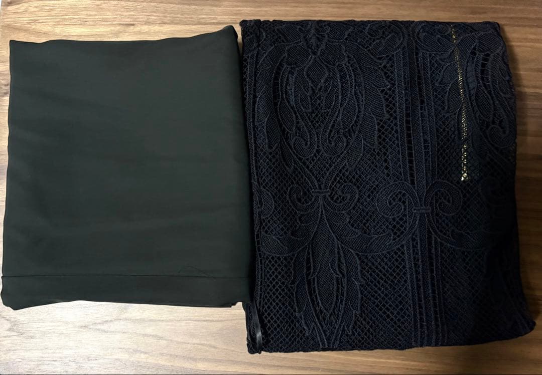 ANDRESD ケミカルレースジッパードレス　Mサイズ