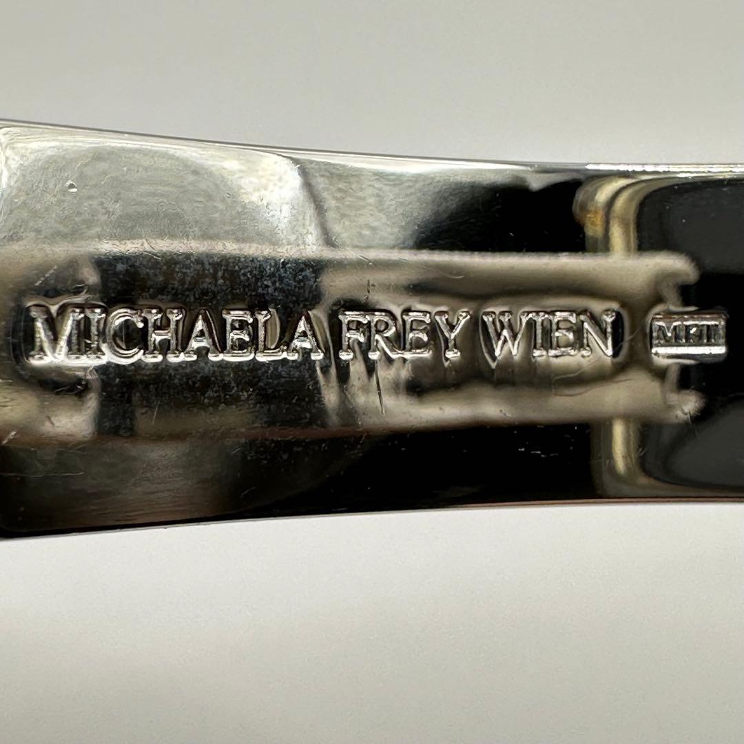 【美品】ミカエラフレイ バングル シルバーカラー