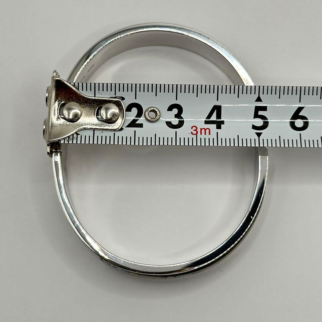 【美品】ミカエラフレイ バングル シルバーカラー