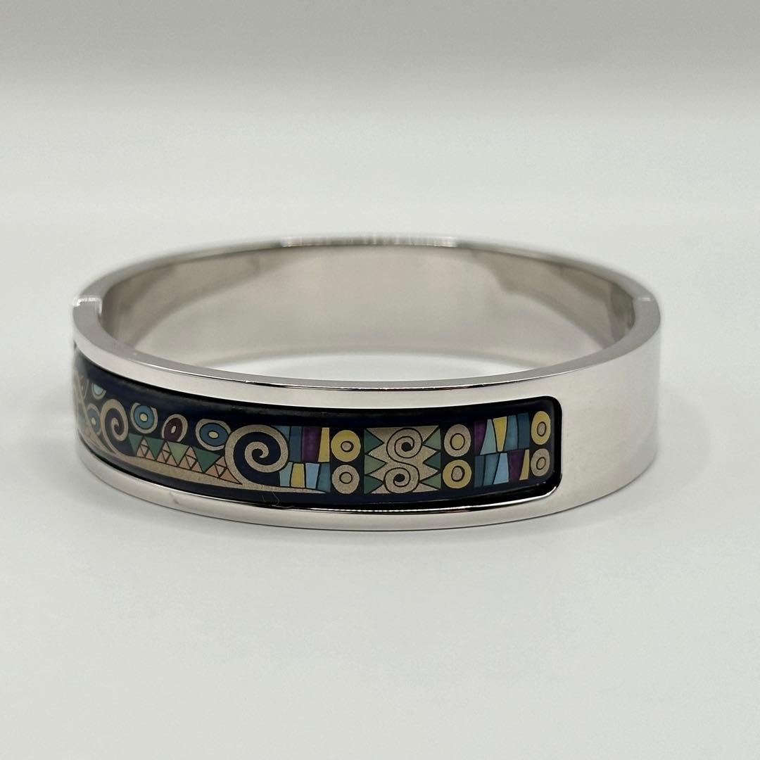 【美品】ミカエラフレイ バングル シルバーカラー