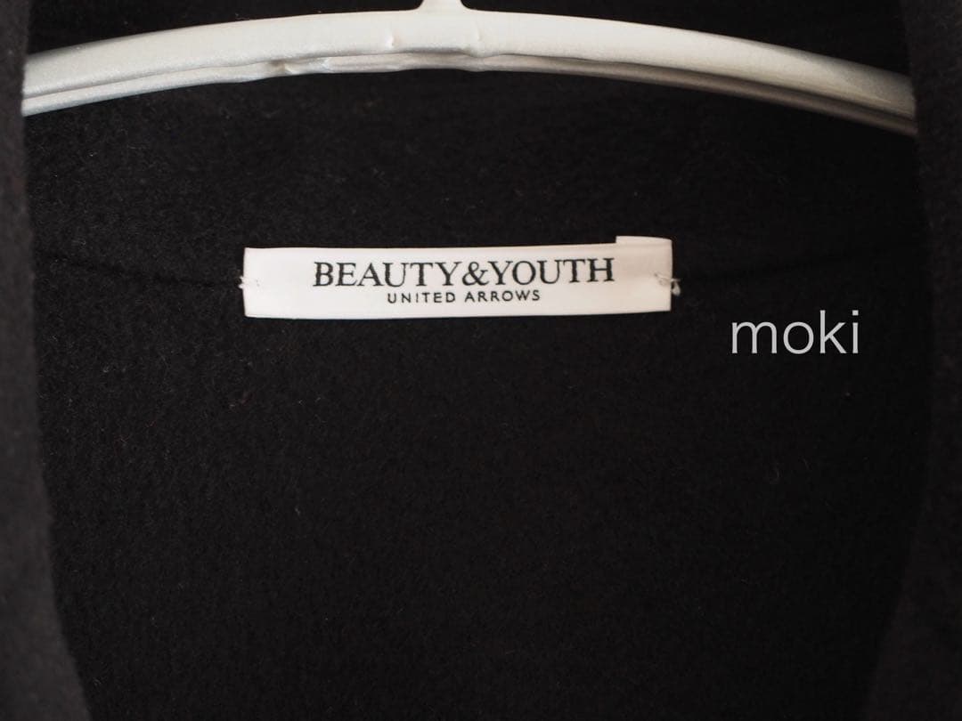 BEAUTY&YOUTH リバー テーラード ミドルコート ブラック M