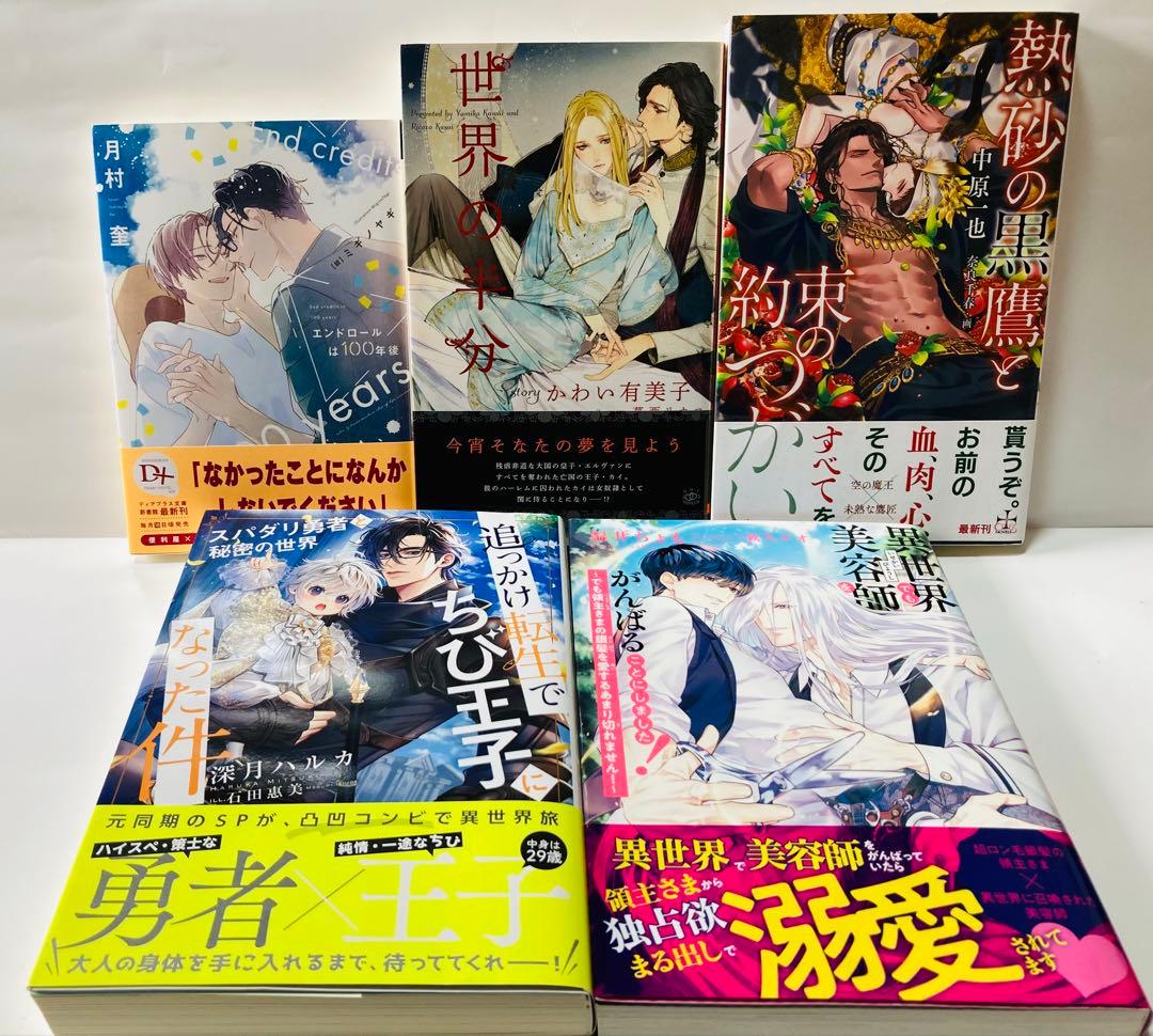 【バラ売り可】BL小説●バラ売り1冊から●送料込み●一部帯付き●まとめ