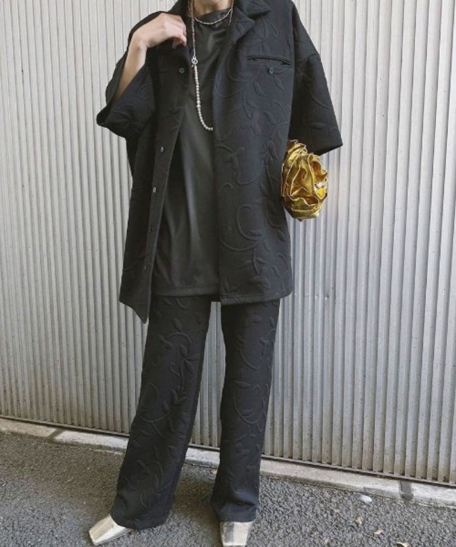 最終値下げ！24年【Ameri】MATELASSE SLIM PANTS パンツ