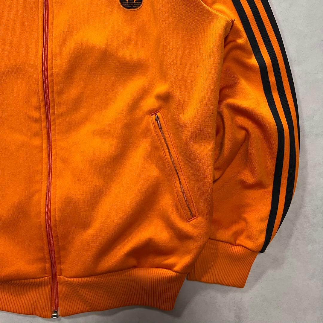 ◎70s adidas トラックジャケット デサント オレンジ 小松菜奈 80s