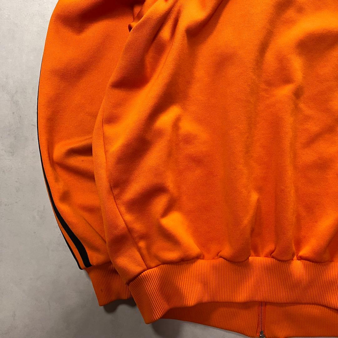 ◎70s adidas トラックジャケット デサント オレンジ 小松菜奈 80s