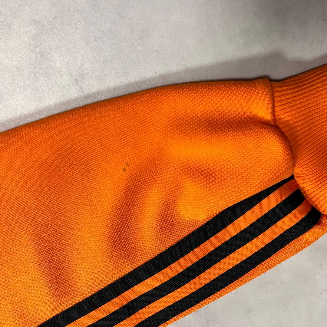 ◎70s adidas トラックジャケット デサント オレンジ 小松菜奈 80s