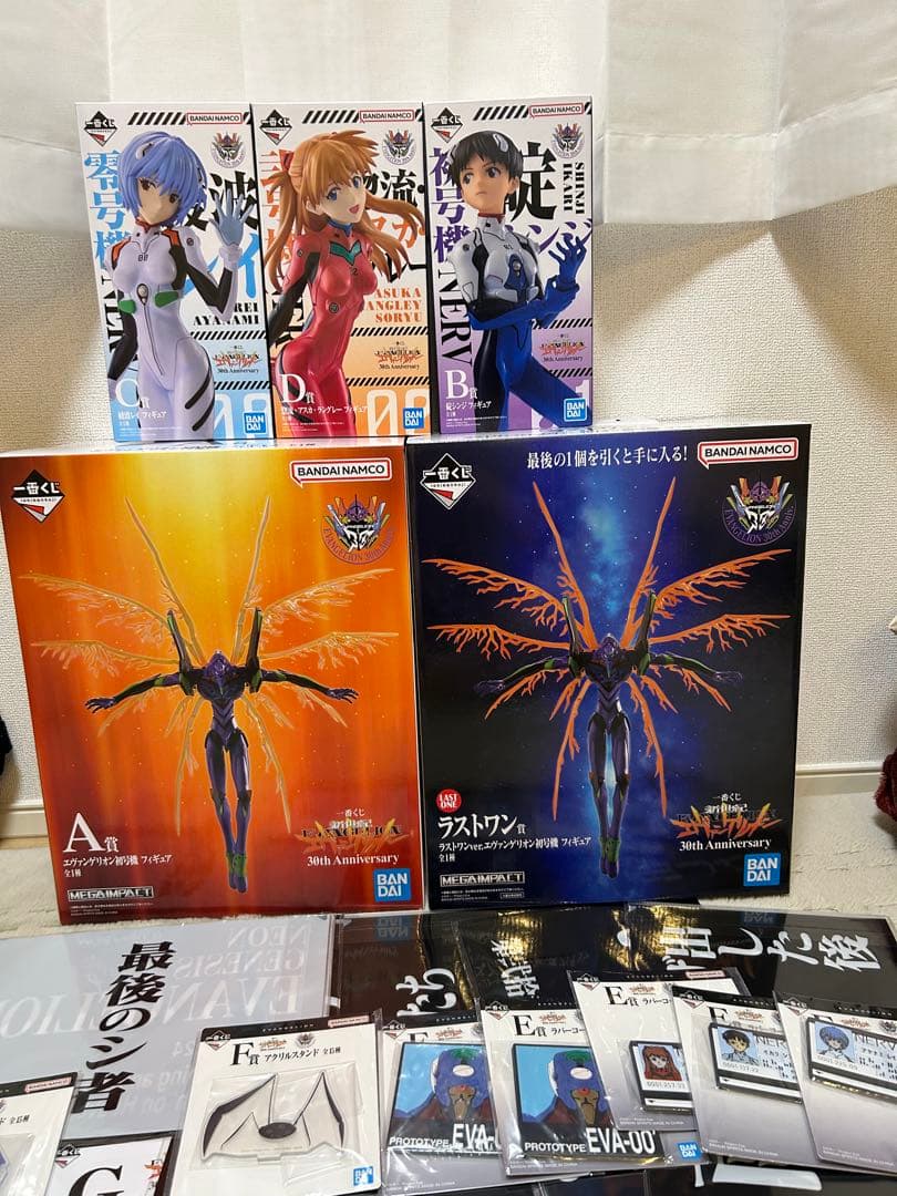 一番くじ　エヴァンゲリオン30th フィギュア コンプセット おまけ付
