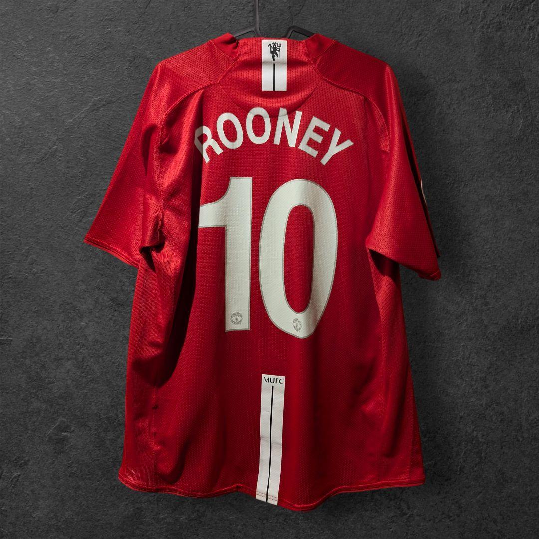 し*ん様 正規品 マンチェスターユナイテッド ルーニー 08/09 ホーム ユニ