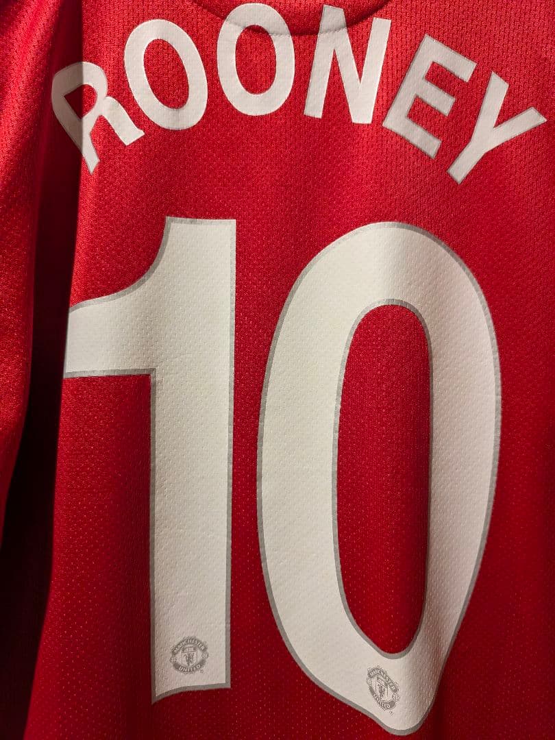 し*ん様 正規品 マンチェスターユナイテッド ルーニー 08/09 ホーム ユニ