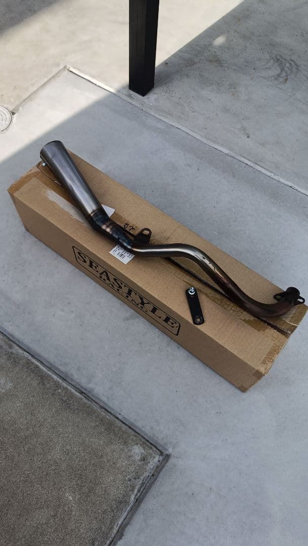 小鉄管/スーパーカブ/リトルカブ/メガホンマフラー70φ