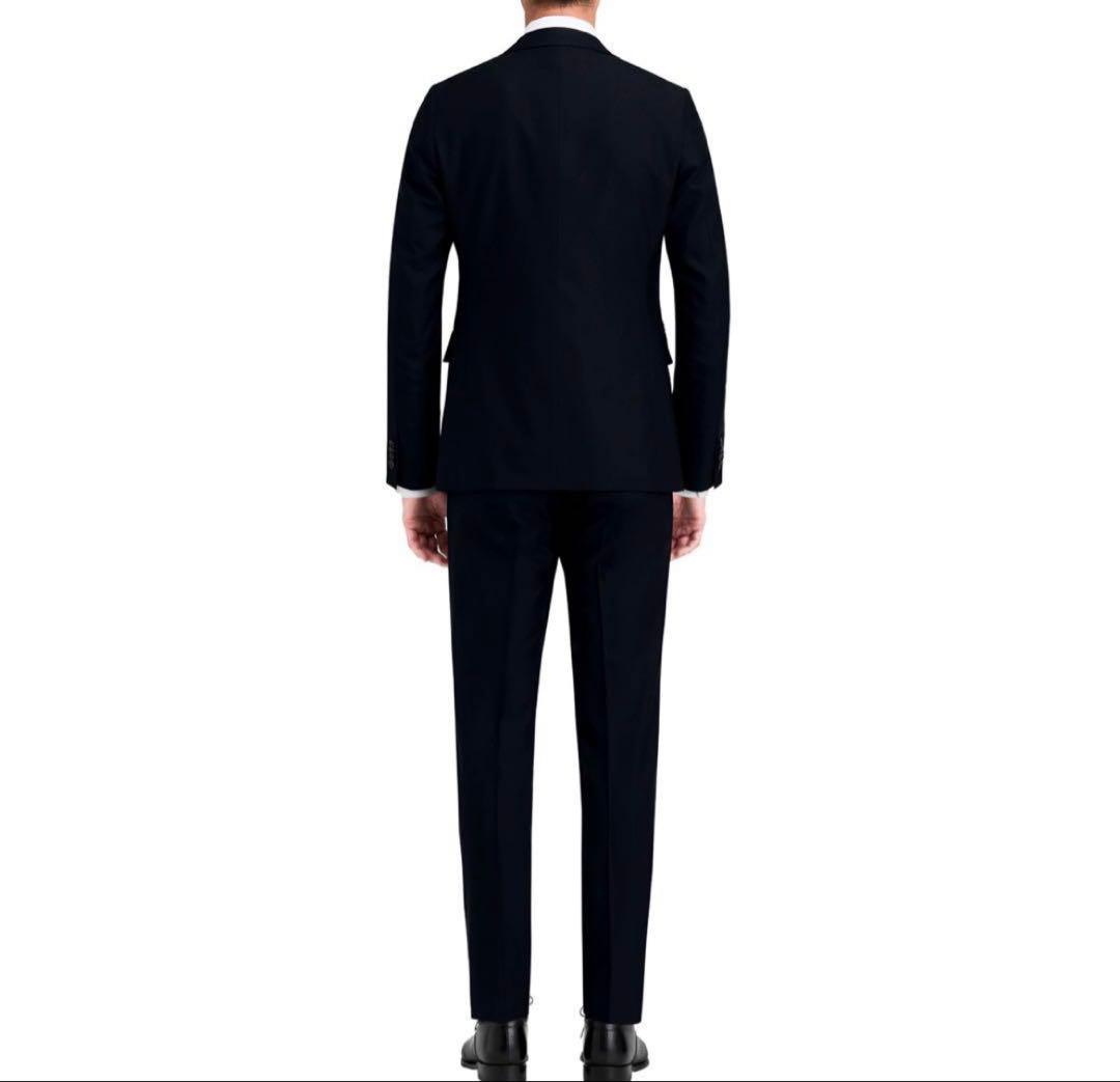 【超美品・早い者勝ち】FABRIC TOKYO ネイビースーツ ツーピースウール