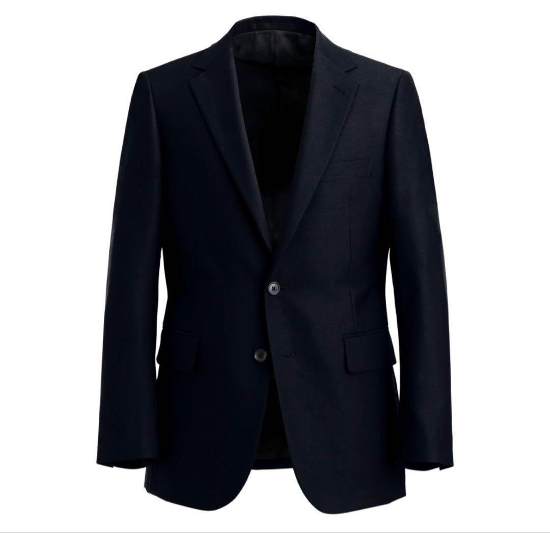 【超美品・早い者勝ち】FABRIC TOKYO ネイビースーツ ツーピースウール