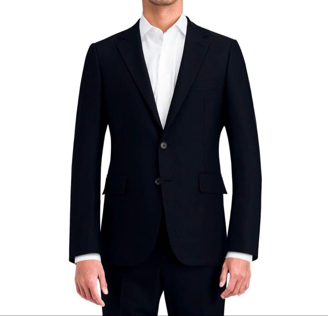 【超美品・早い者勝ち】FABRIC TOKYO ネイビースーツ ツーピースウール