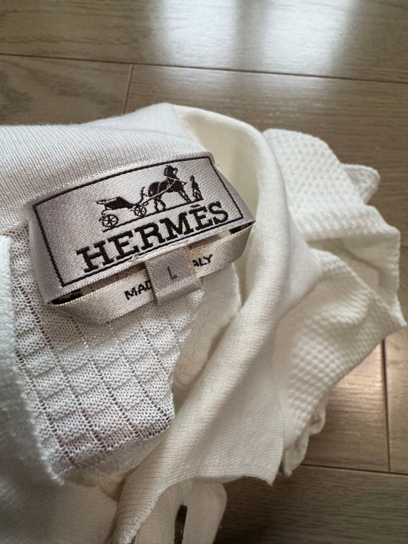 エルメス　ポロシャツ