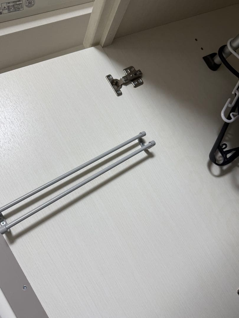 ⚠️専用 ホワイト スライド式扉 引き出し付き箪笥