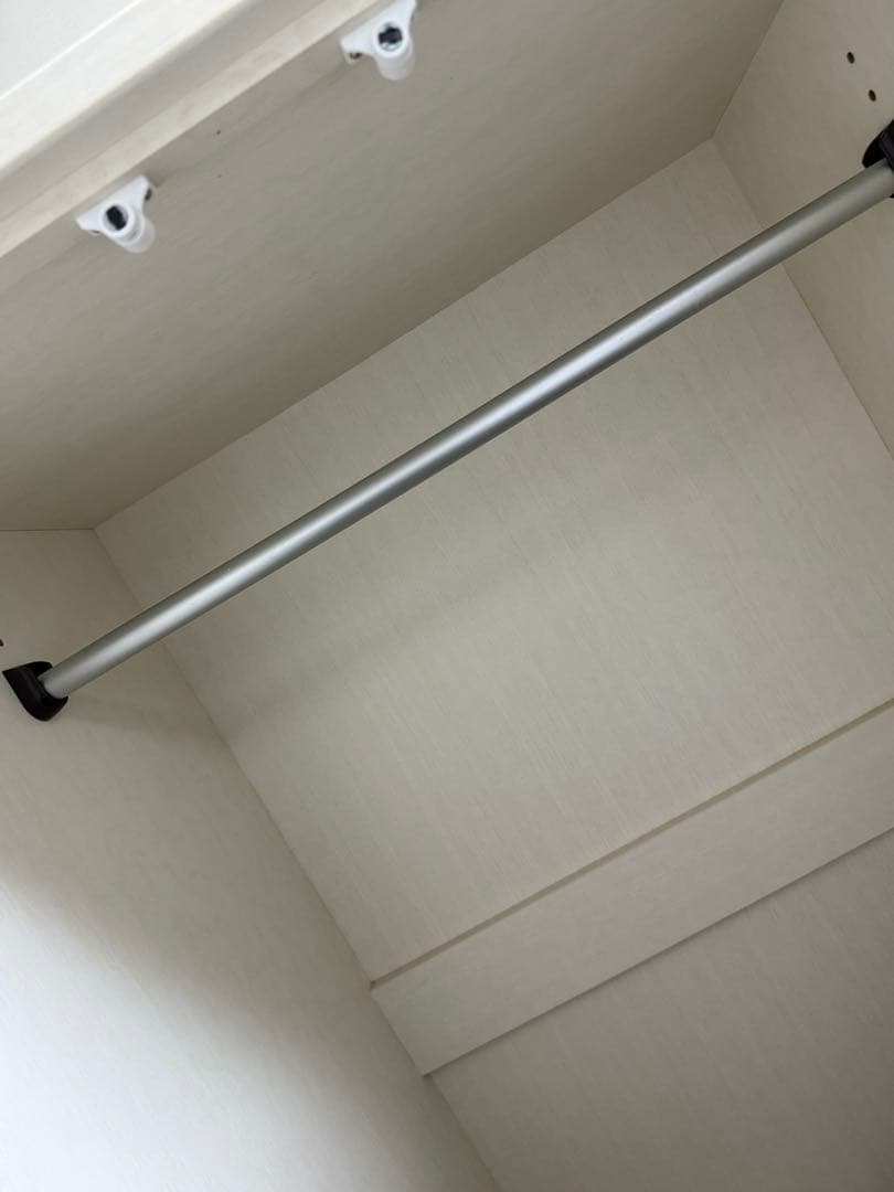 ⚠️専用 ホワイト スライド式扉 引き出し付き箪笥