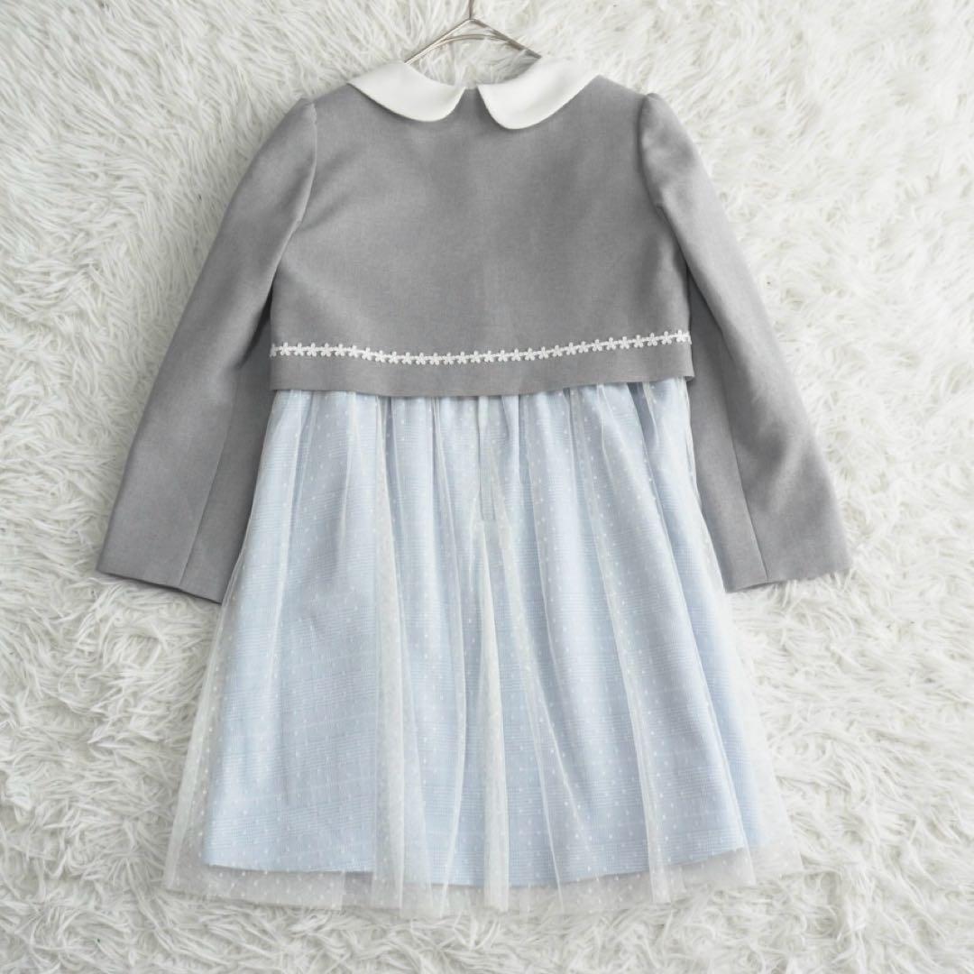 極美品 ショパン フォーマルワンピース ボレロ セット チュール 卒園式 入学式