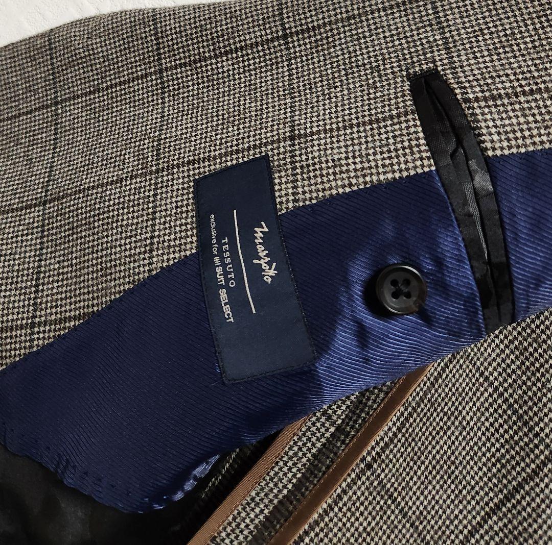 スーツセレクト　×　マルゾット　メンズ　スーツ　スリーピース　リバーシブルベスト