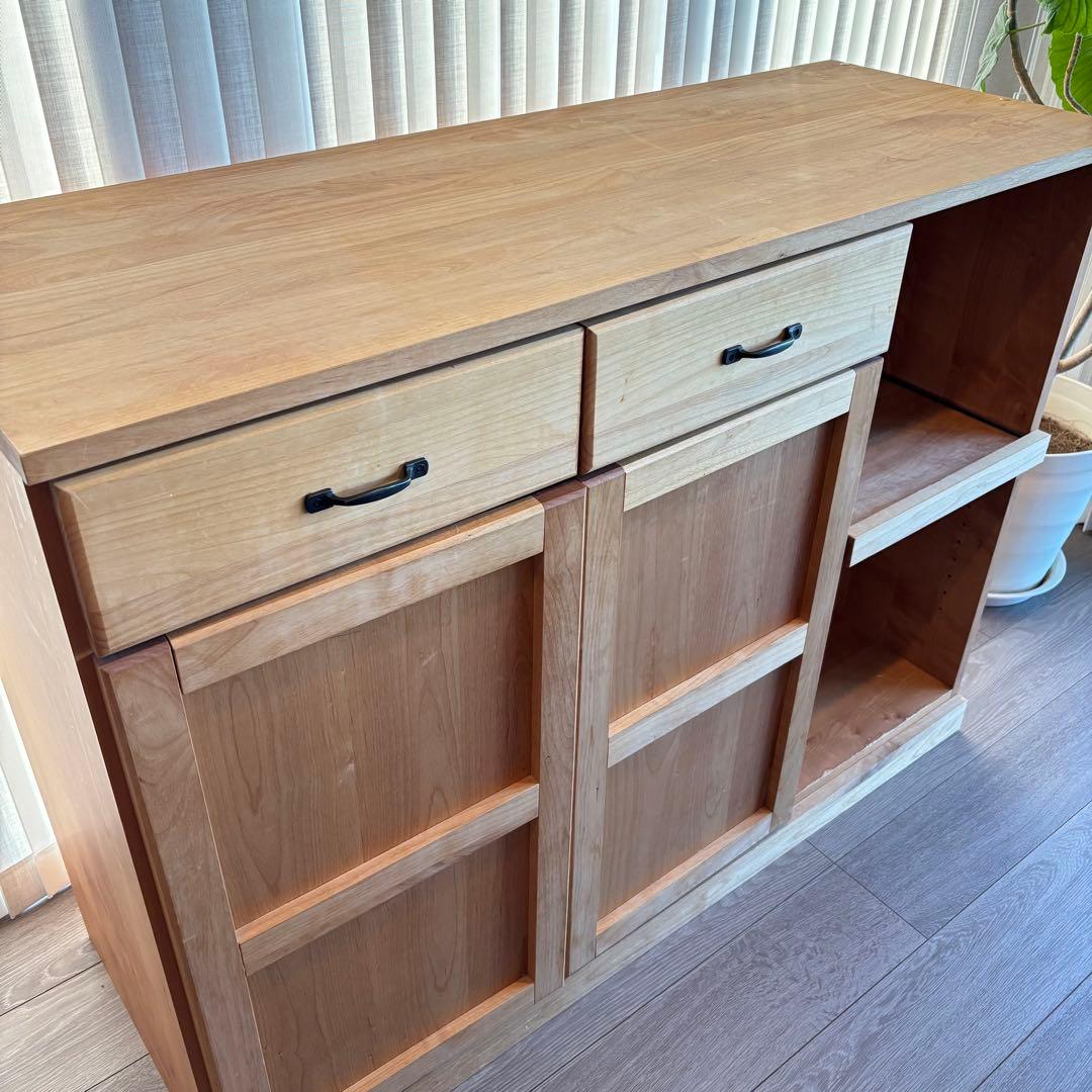 モモナチュラル 食器棚 VIBO カップボード