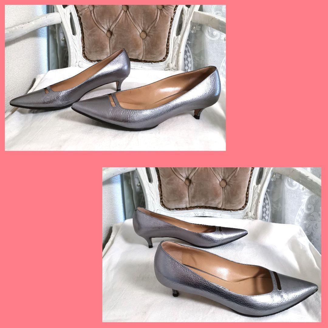 よーよー! ペリーコ アネッリ ローヒールパンプス37 24cm