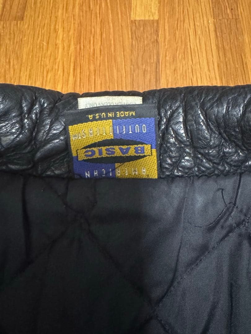 Ray-Ban 90s オリンピックスタジャン 黒　ヴィンテージ　M-Lサイズ