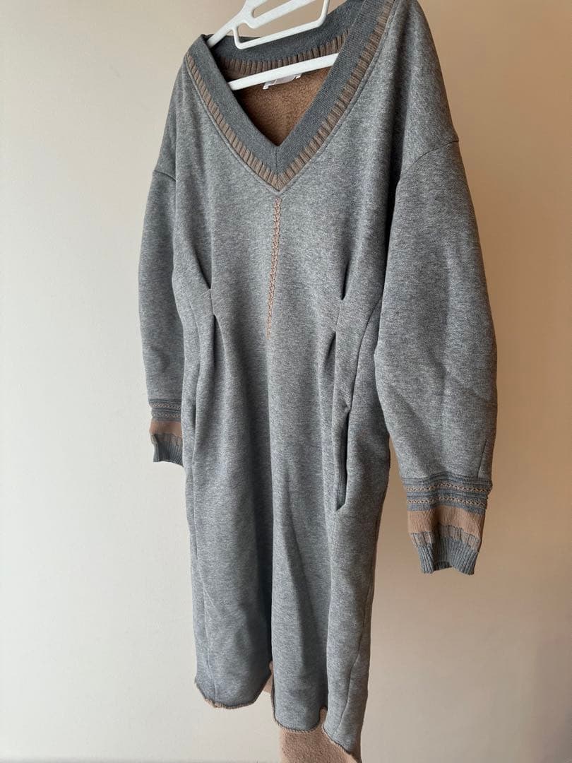 マメ　クロゴウチ　ジャージーワンピース　mame kurogouchi 16AW