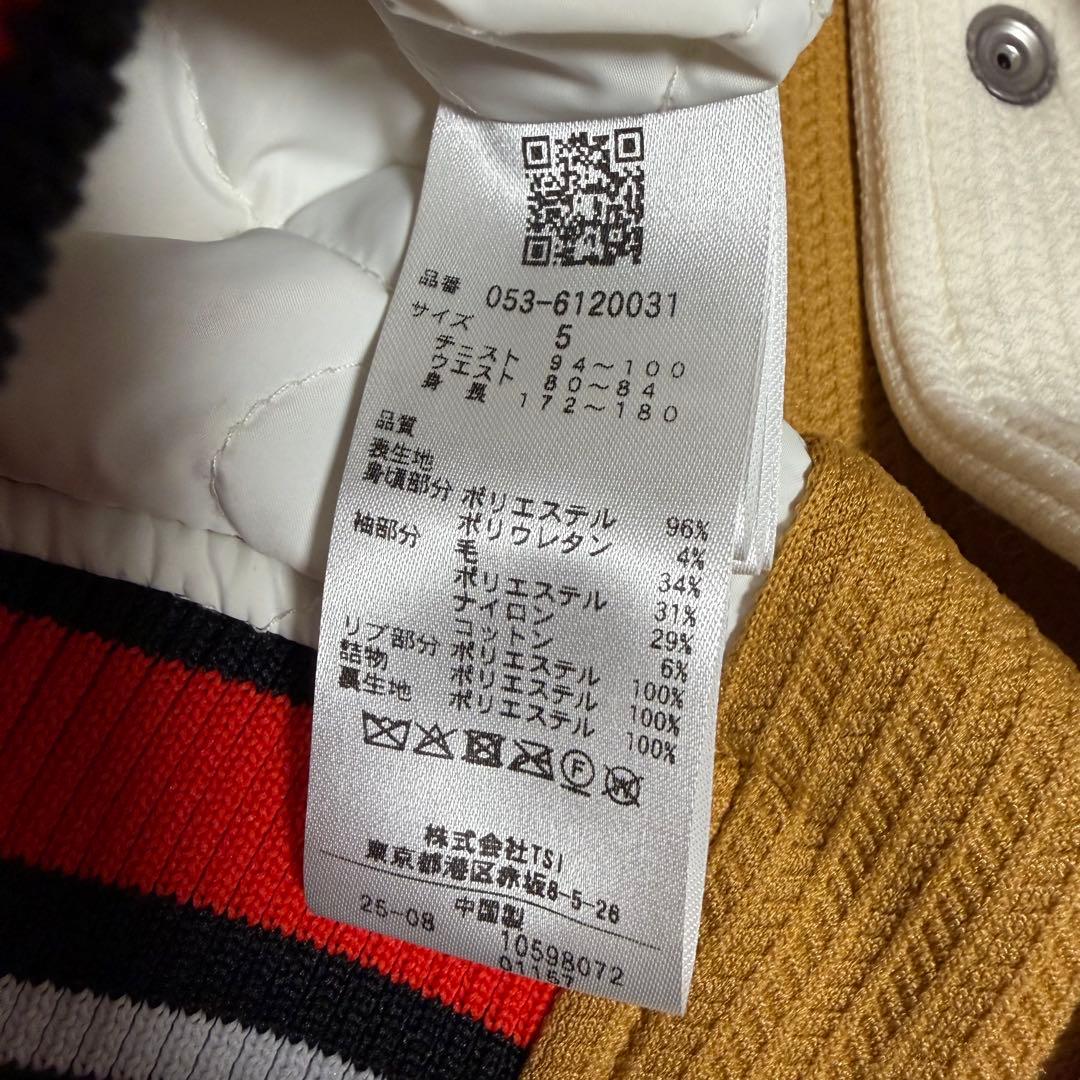 新品タグ付き　PEARLY GATES スタジャン風 ジャケット サイズ5