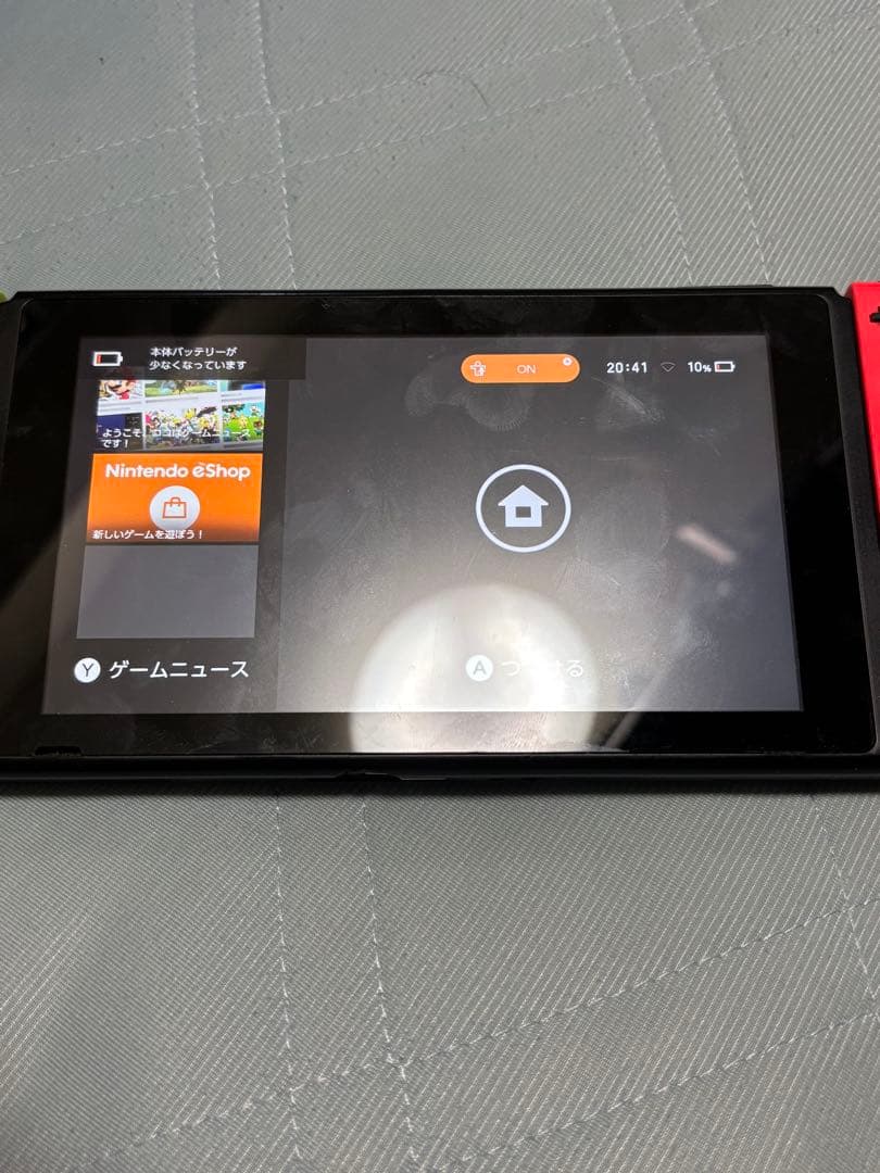 Nintendo Switch 本体 イエロー/レッド　ジャンク