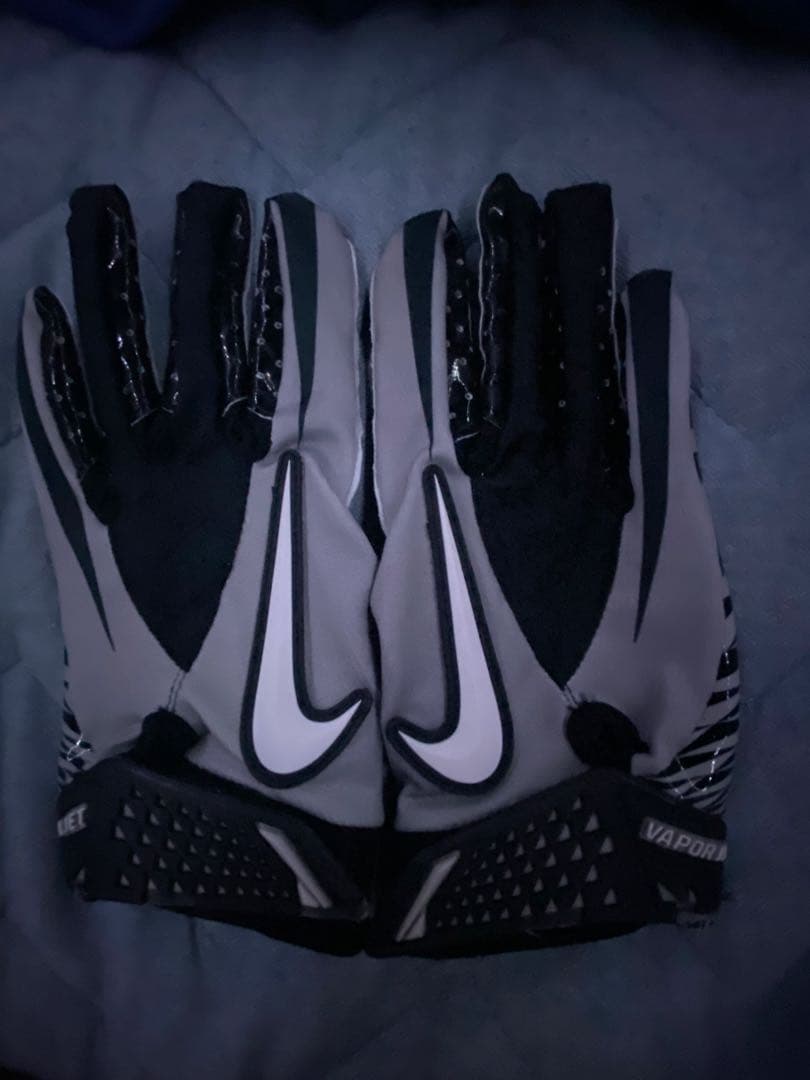 Nike Vapor Jet グローブ グレー/ブラック　Ｍ