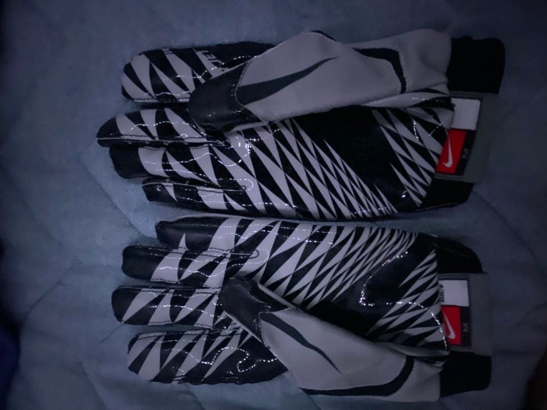 Nike Vapor Jet グローブ グレー/ブラック　Ｍ