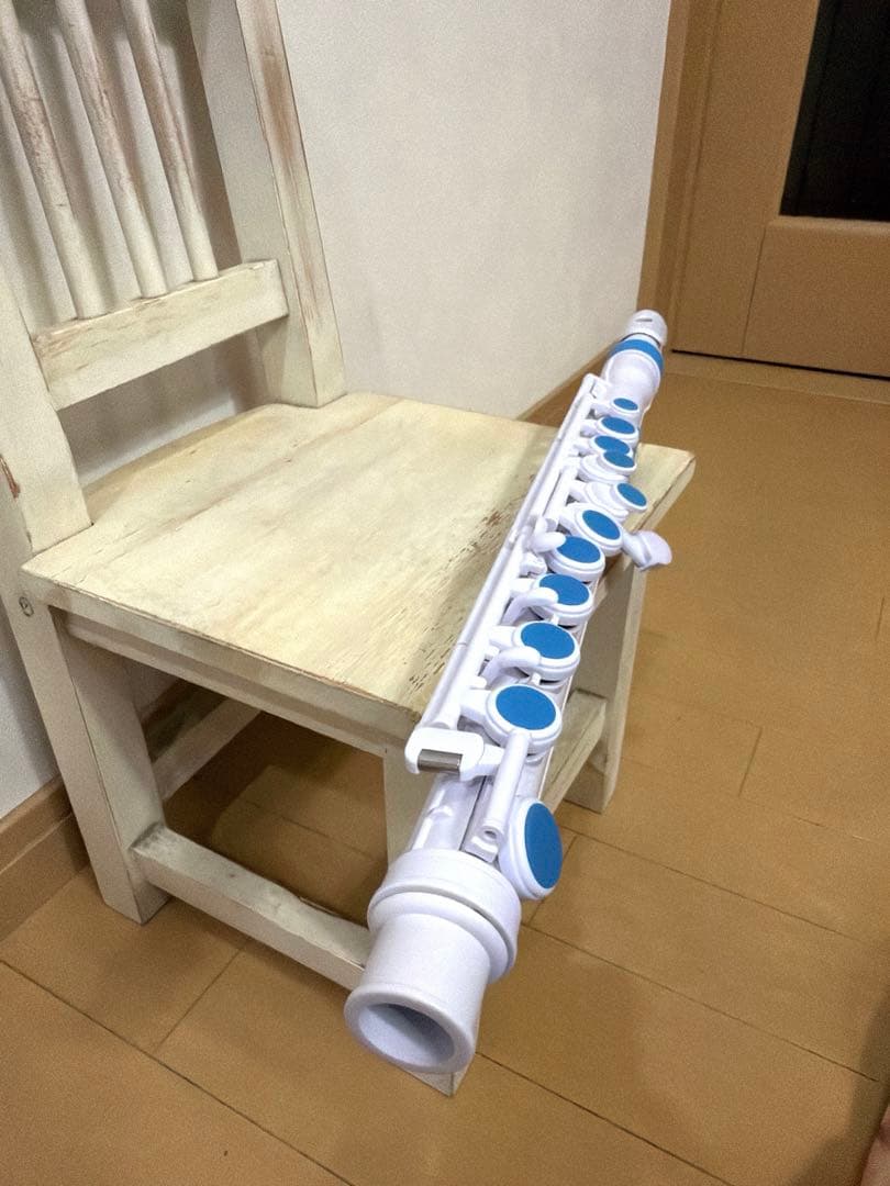 NUVO jFlute 2.0 ブルー　ホワイト プラスチックフルート