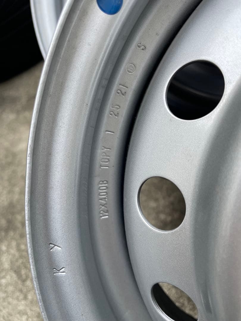 鉄チンホイール 4本 ナット付属